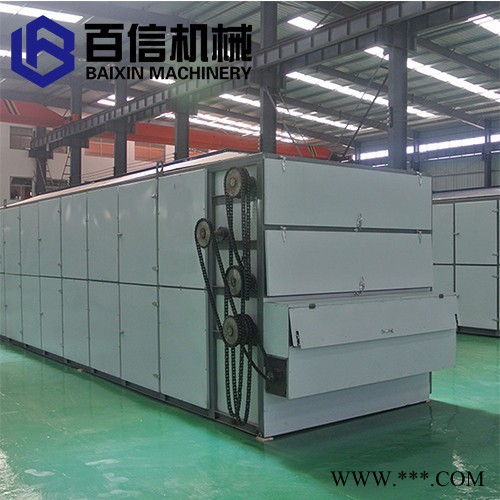 河南百信生产山药烘干机   多层连续式中药材干燥机  菊花烘干机生产线 质量保证图2