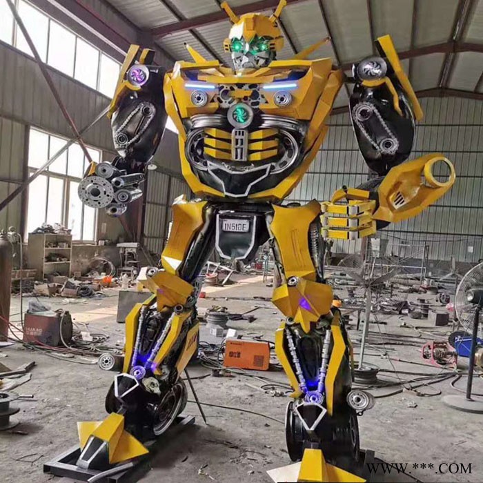 金属 机器人模型 大型变形金刚模型 擎天柱 5米6米10米大黄蜂模型厂家
