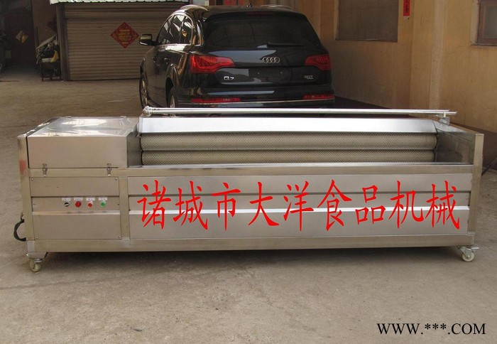 毛刷式山药清洗机 大容量高效率**价廉图2