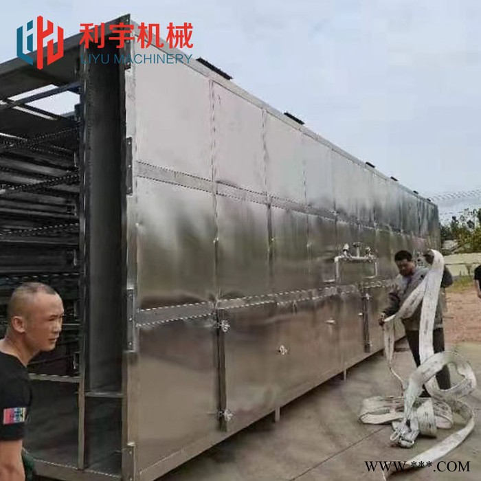 大型桂枝隧道烘干机 山药烘干设备 定制中草药隧道烘干机图5