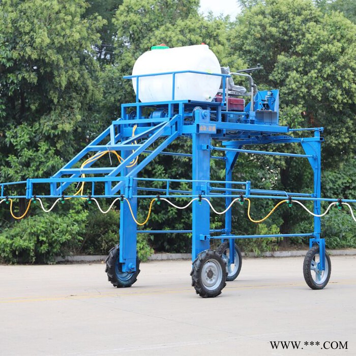 轮距可调喷药机 四轮液压折叠杆打药机 新型高架山药打药机图7