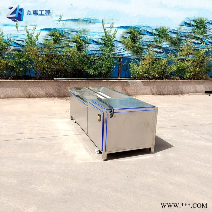 众惠800  生姜去泥清洗机  山药去泥清洗机  莲藕刷清洗机304不锈钢   大型图5