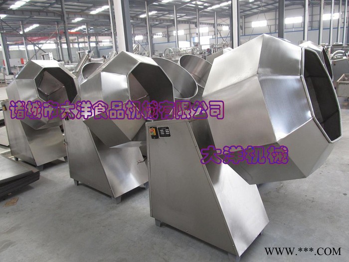 多功能休闲食品拌料机 八角式山药片调香机图4