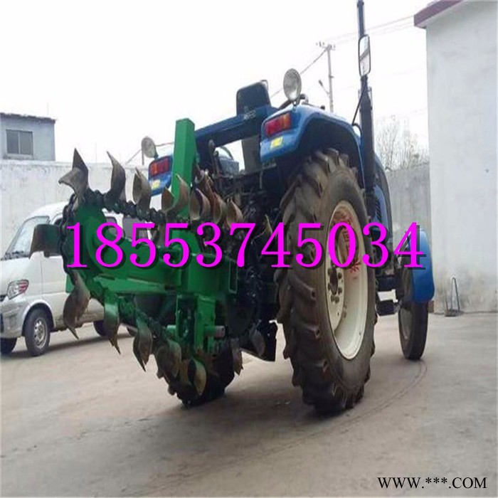 开深沟山药种植开沟机 多功能拖拉机带开沟扶垄机图5