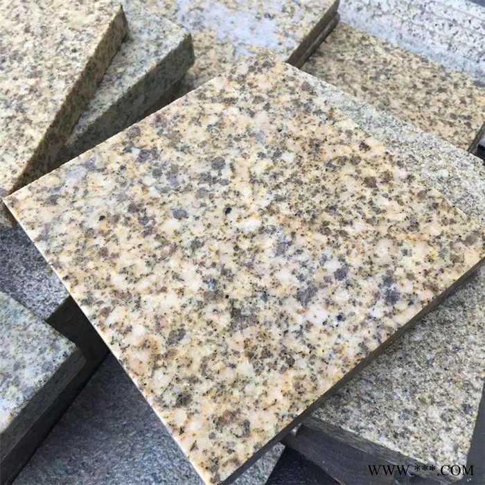 花岗岩新品 黄金麻碎石 黄金麻大黄光石 路沿石路缘石 自有矿山图4