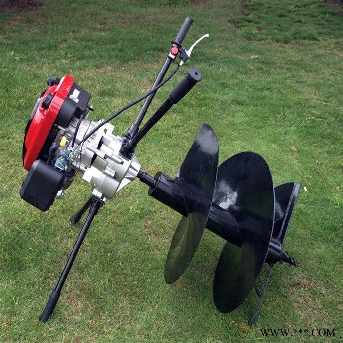 大马力挖坑机型号 启航汽油手提挖坑机 山药种植打眼机图7