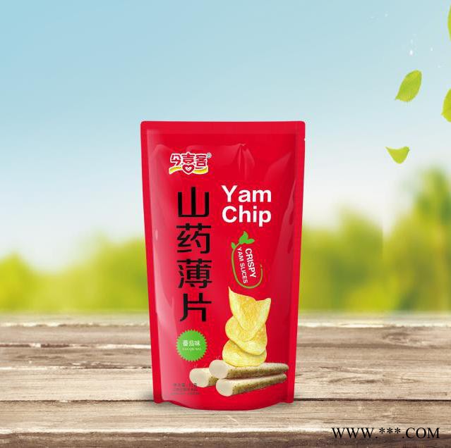 厂家供应今喜客120g山药薄片 休闲零食办公室膨化小吃 山药薄片厂家图2