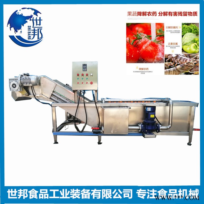 多功能气泡清洗机 山药土豆气泡式清洗 大葱清洗机设备图4