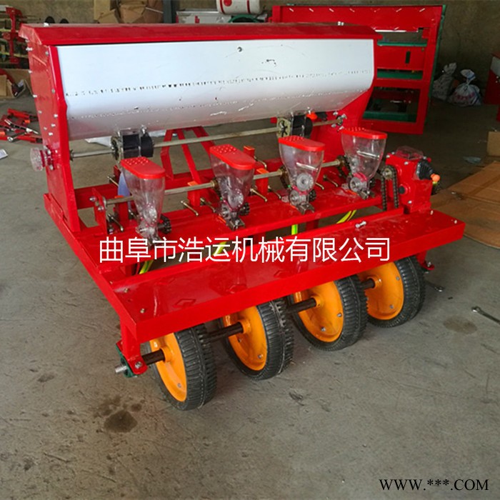 曲阜浩运机械工厂直销小颗粒种子专用大型施肥播种机 多行苜蓿柴胡药材种子精播机图5
