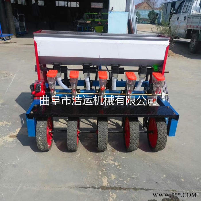 曲阜浩运机械工厂直销小颗粒种子专用大型施肥播种机 多行苜蓿柴胡药材种子精播机图2