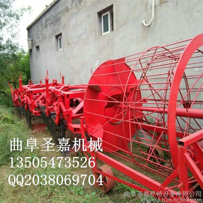 固原太子参药材收获机报价 可调节深度的药材挖掘机型号图7