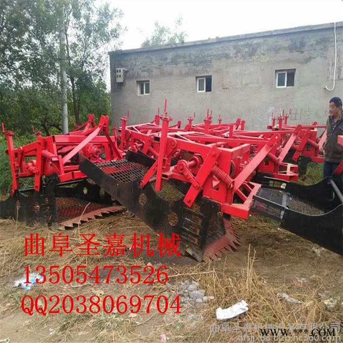 固原太子参药材收获机报价 可调节深度的药材挖掘机型号图8