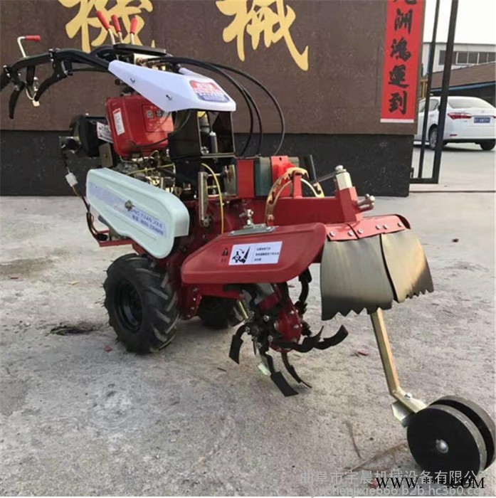 福建186柴油起垄机 宇晨山药种植开沟培土机 多功能犁地机哪有卖图6