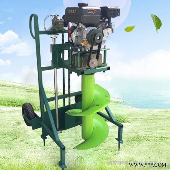 小型旋坑打窝机 山药种植打孔机四冲程打窝机价格图8