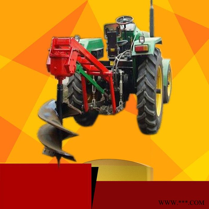 立桩打坑机视频 山药地挖穴机 便捷式300直径钻坑机厂家图3