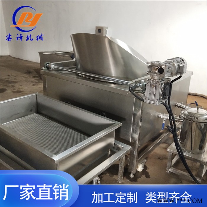全自动苦荞片油炸机 电加热虾片油炸机  山药片油炸设备   睿译图3