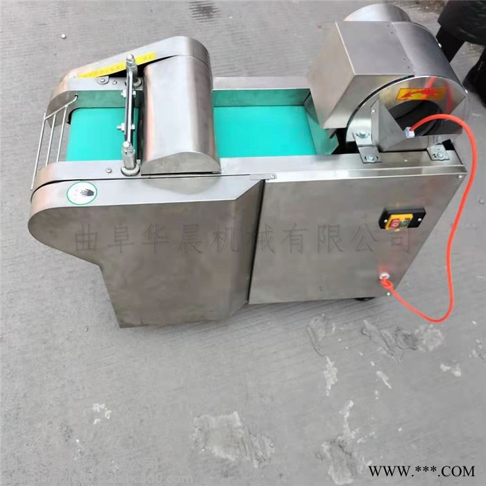 茄子切片机  HC-QCJ辣椒切丝机  华晨山药切段机图3