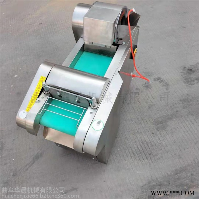 茄子切片机  HC-QCJ辣椒切丝机  华晨山药切段机图5