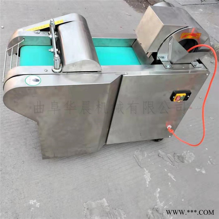 茄子切片机  HC-QCJ辣椒切丝机  华晨山药切段机图2