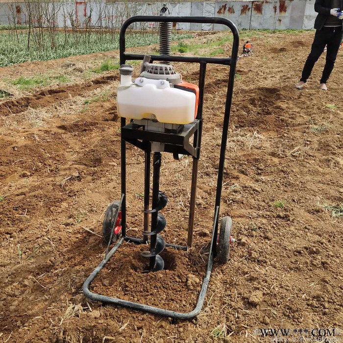 硬土地埋桩挖穴机 启航栽树打桩打眼机 山药挖穴机图2