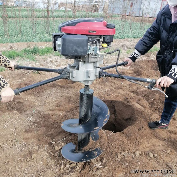 硬土地埋桩挖穴机 启航栽树打桩打眼机 山药挖穴机图6