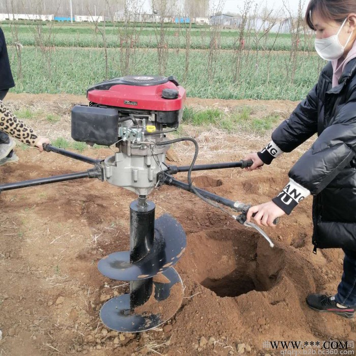 硬土地埋桩挖穴机 启航栽树打桩打眼机 山药挖穴机图7