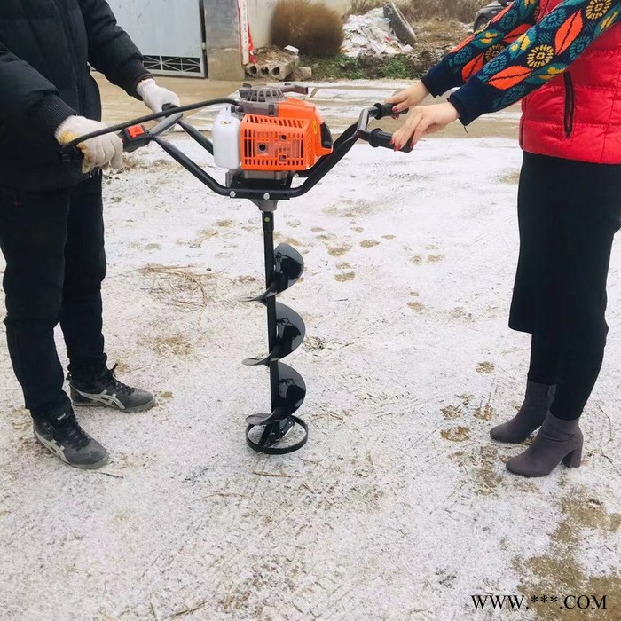 小直径打眼机 山药种植打眼机 慧聪牌汽油打坑机批发图2