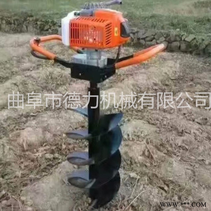 大棚埋桩立柱可用旋坑机 便携小型旋坑打窝机 山药种植打孔机图4