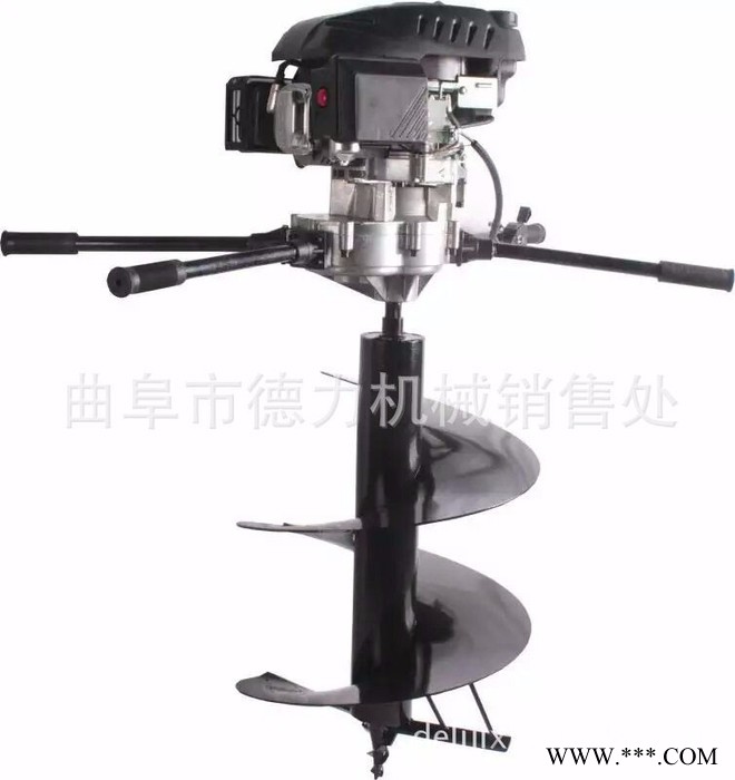 大棚埋桩立柱可用旋坑机 便携小型旋坑打窝机 山药种植打孔机图3