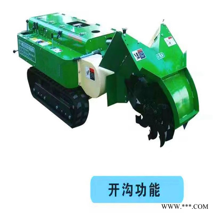 山药种植链条开沟机价格 多功能旋耕机 山药种植自动开沟机富兴图5