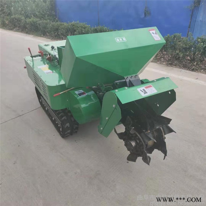 启航柴油自走式旋耕机 履带式果林开沟机 山药葡萄开沟施肥机图5