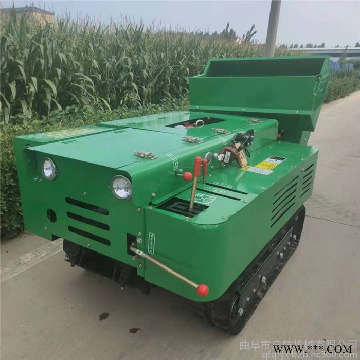 启航柴油自走式旋耕机 履带式果林开沟机 山药葡萄开沟施肥机图6