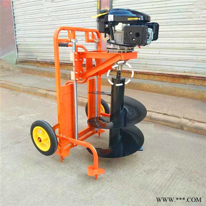 独轮螺旋地钻挖坑机 植树山药种植打孔机 厂家生产大功率挖坑机 优民图8
