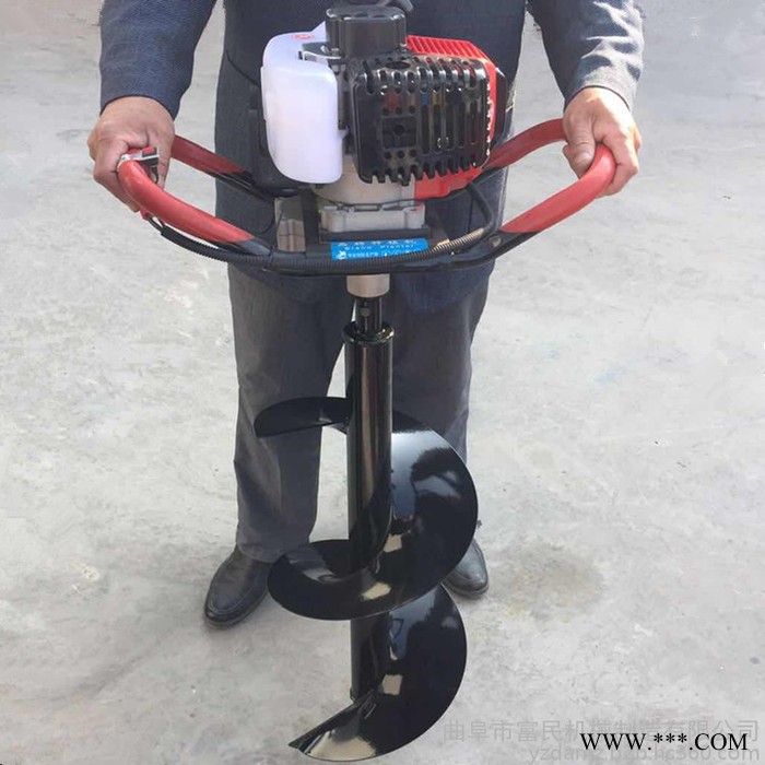 汽油栽树挖坑机 多功能山药打坑机图3