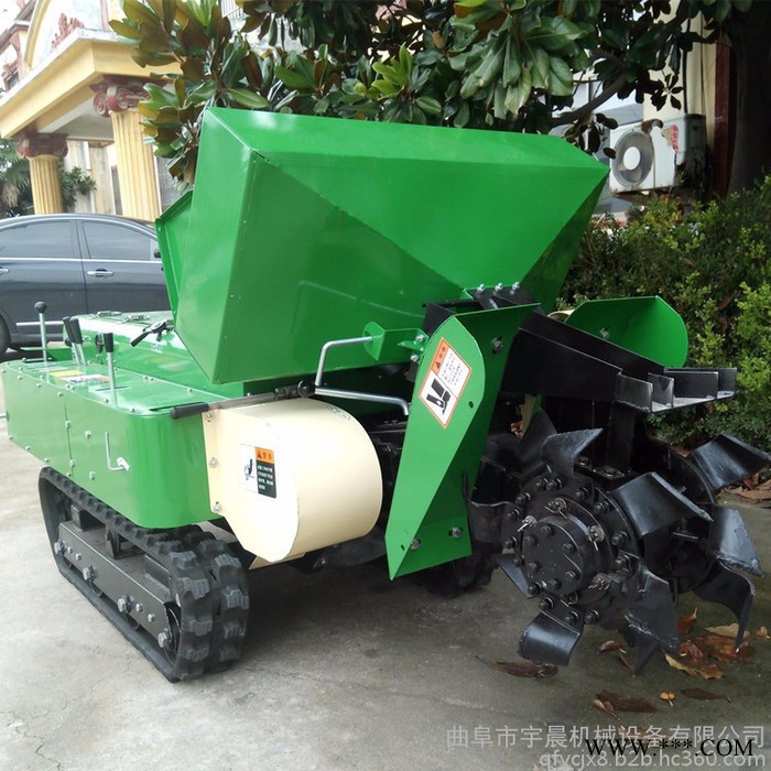 yc山药葡萄开沟施肥机 小坦克式履带开沟施肥机图3