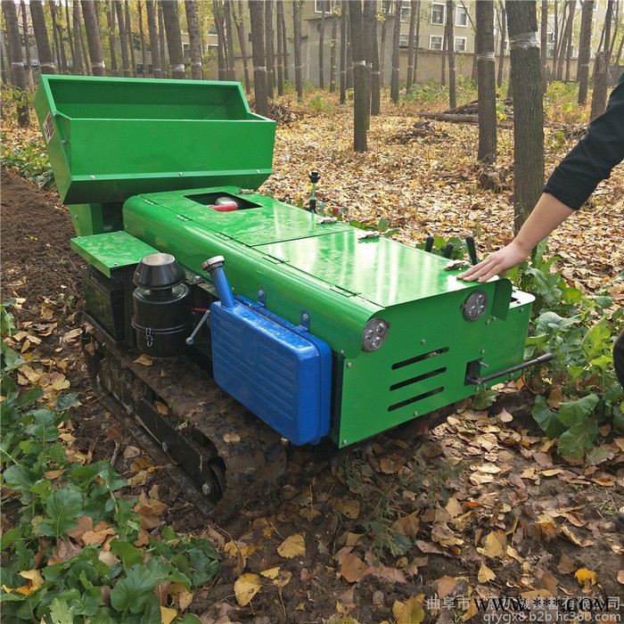 yc山药葡萄开沟施肥机 小坦克式履带开沟施肥机图5