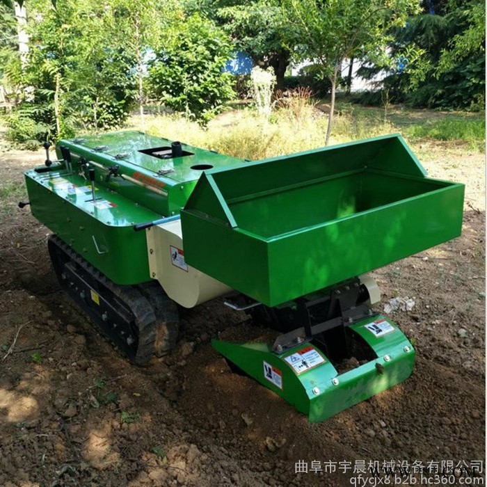yc山药葡萄开沟施肥机 小坦克式履带开沟施肥机图2