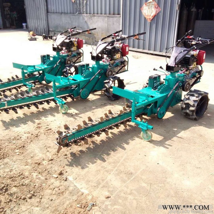 山药种植柴油开沟机 地下管道铺设挖槽机厂家  挖窝机图2