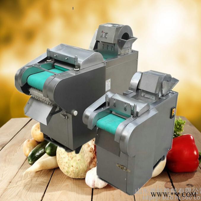 大学食堂多功能切菜机 660型不锈钢切菜机切丁机 普航山药切片机厂家图2