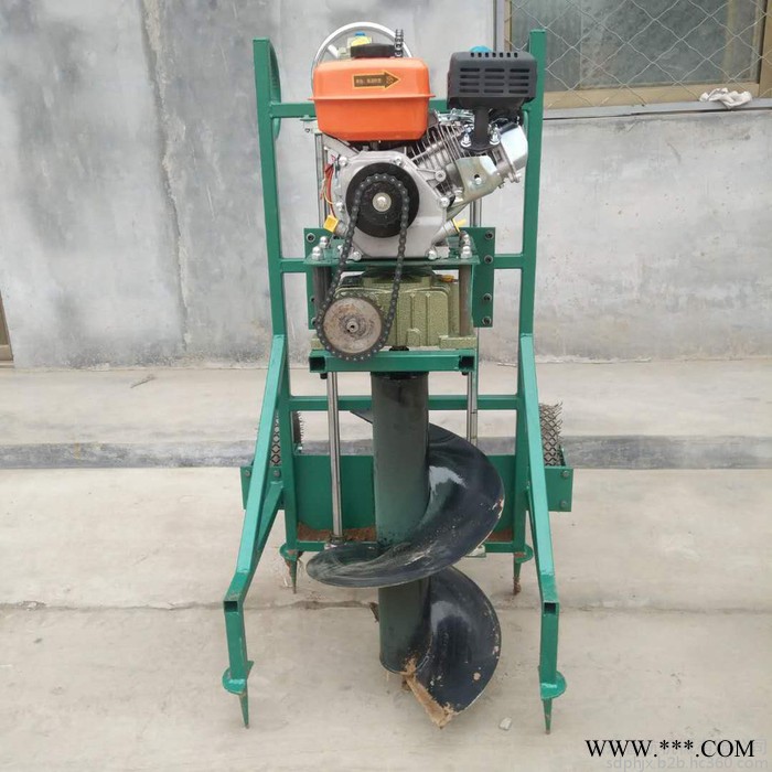 耐用植树钻眼机价格 普航冬季大棚立柱打桩机 山药打孔挖坑机厂家图4