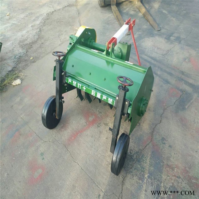 万轮** 地瓜山药收获四轮带动打秧机 小型手扶式杀秧机 地瓜山药宽幅割秧机图3