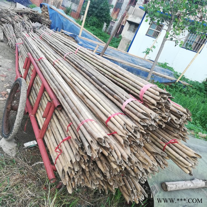 亿豪 竹竿竹制烤竿 竹制鱼竿 冷库架子储存瓜果蔬菜 山药架竿 可定制 电话议价图5