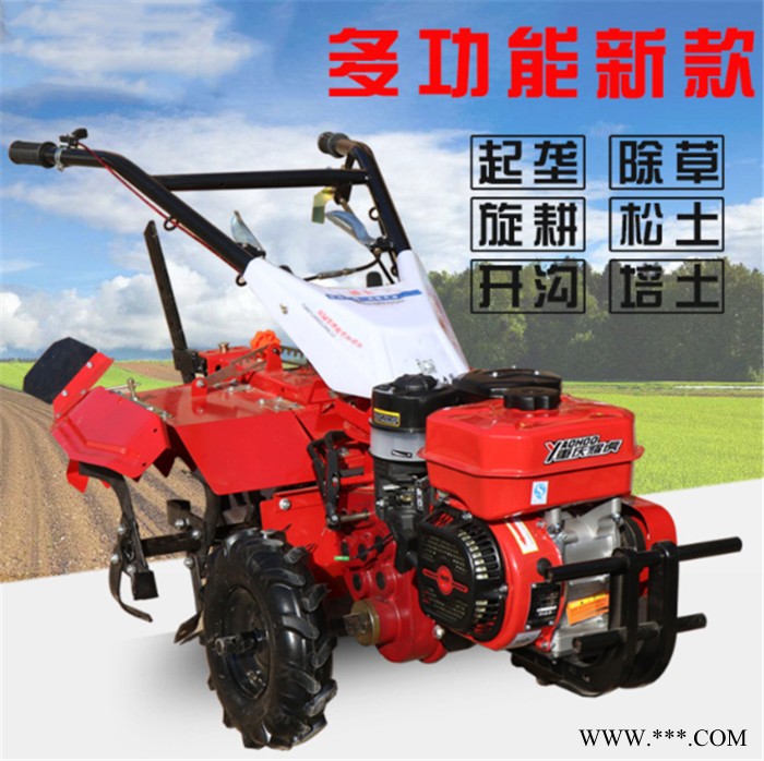 大葱开沟培土机 宇晨柴油8马力封沟机  山药开沟机厂家价格图4