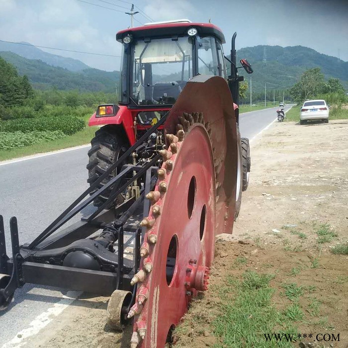 新航 开沟机  大型开沟机电话  山药种植开沟机图3