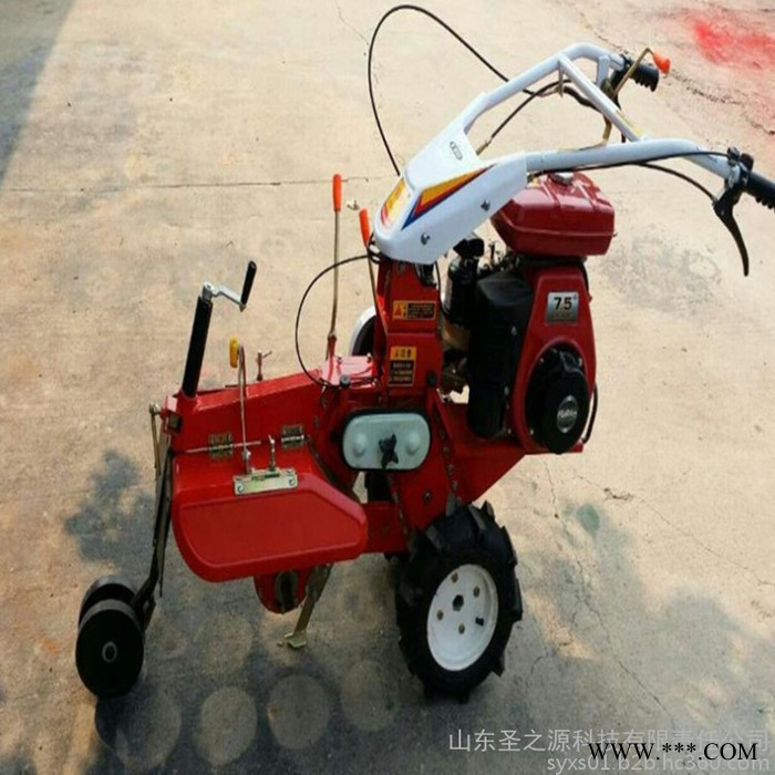 山药链条拖拉机开沟机价格 果园开沟施肥机可原地转向图2