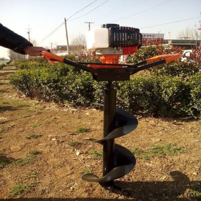 金佳工业栽桩地钻机 大马力手提式植树挖坑机 牛蒡山药种植挖孔机