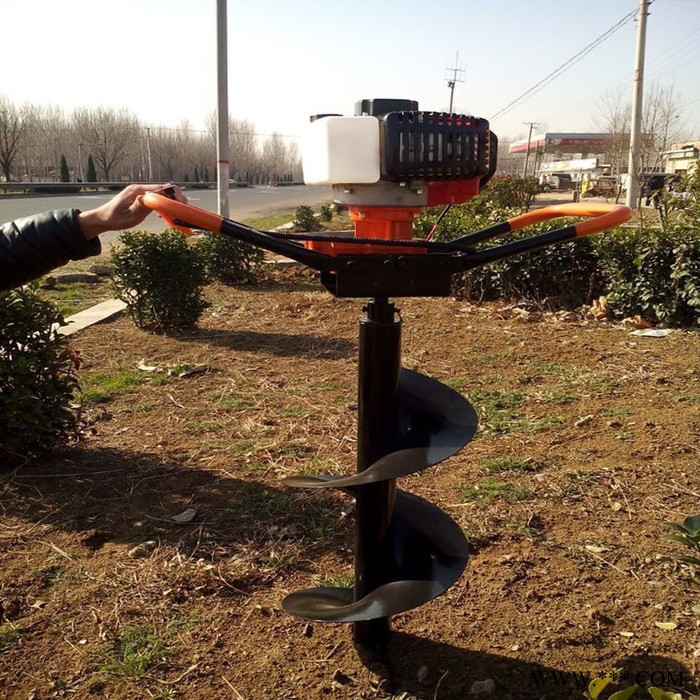 金佳工业栽桩地钻机 大马力手提式植树挖坑机 牛蒡山药种植挖孔机图8