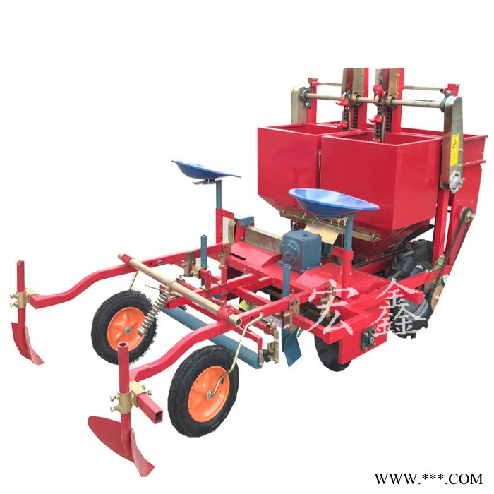 宏博 四行马铃薯播种机厂家 山药元胡播种机土豆种植覆膜施肥机图2