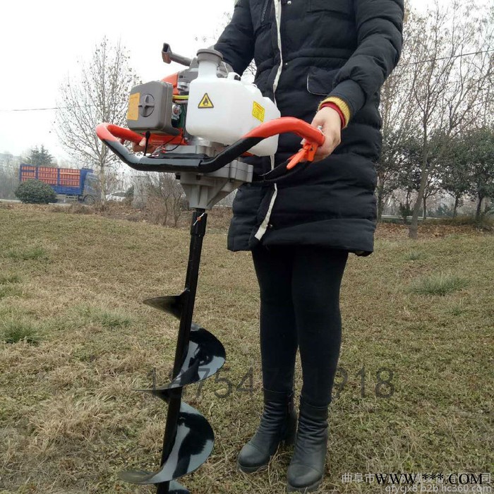 山药种植挖坑机 汽油便携式打坑机  立柱打眼机图6