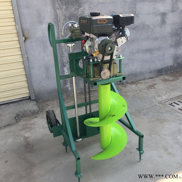 大型多功能挖坑机 山药种植打孔机 普航牌地钻打窝机图7